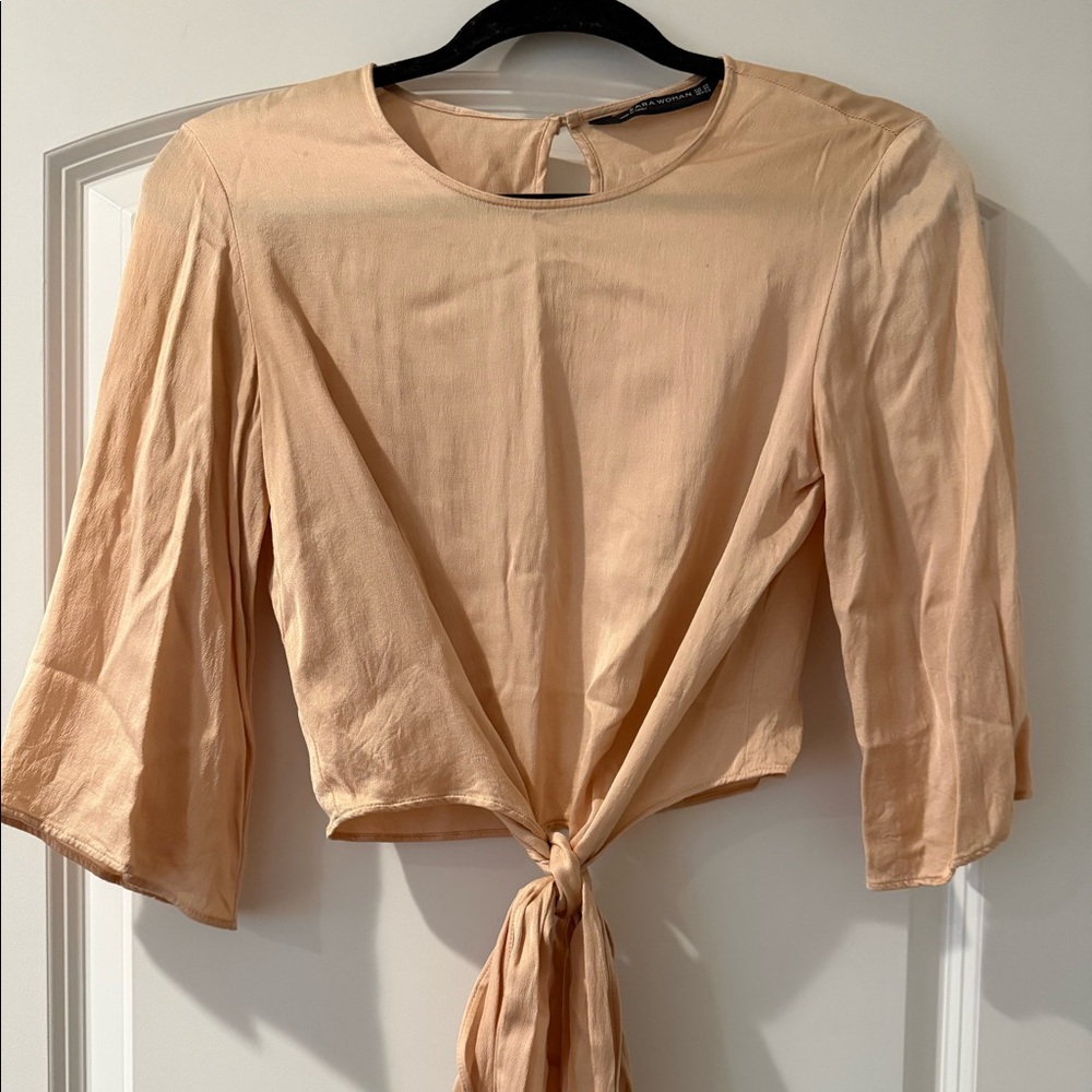 Zara Satin Top